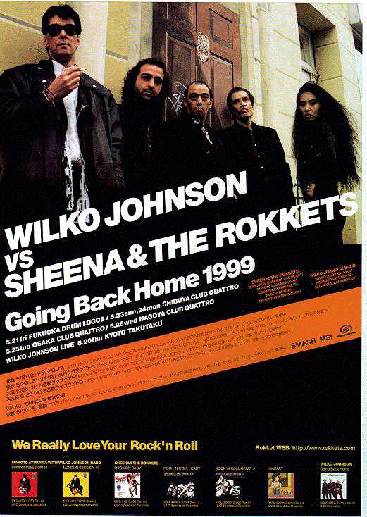 Wilko Johnson + Sheena & The Rokkets Japan Tour 1999
